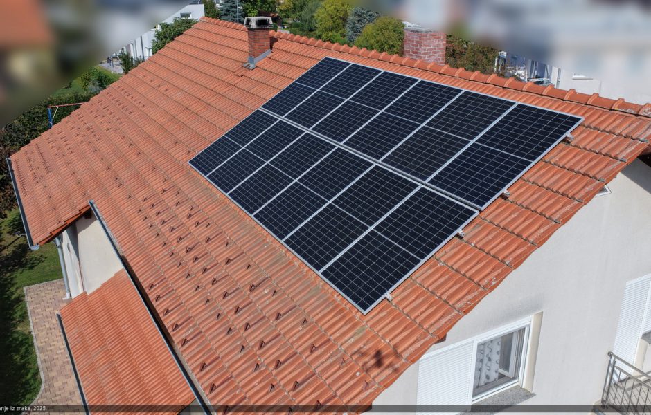 Solarni paneli na krovu kuće
